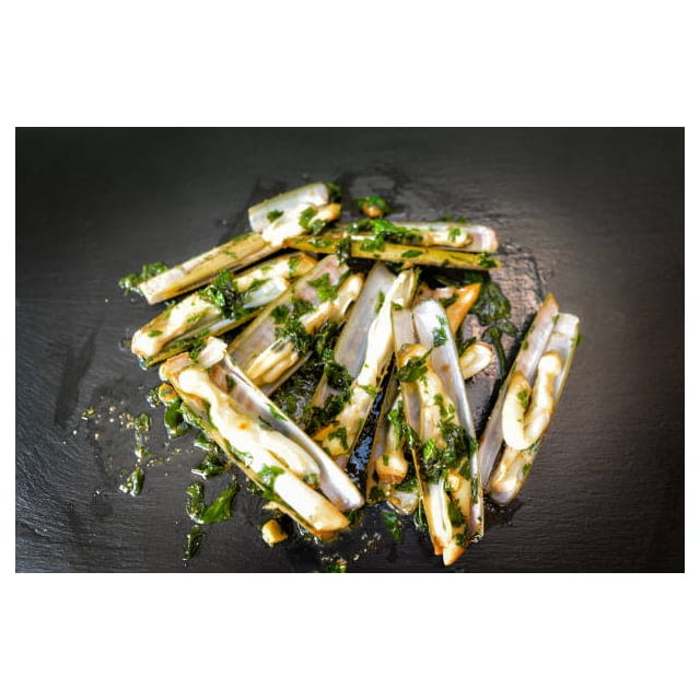 Wild razor clams