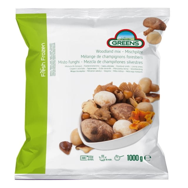 Champignons des bois Greens surgelé