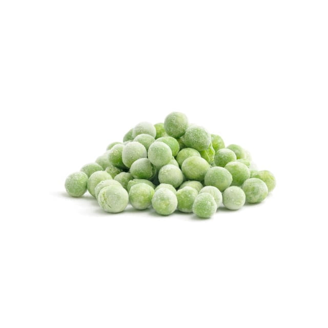 Frozen peas breakable
