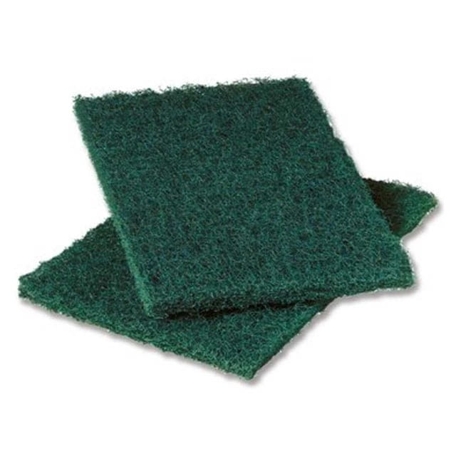 3M heavy duty green scouring pad Scotch brite CAL 6X9