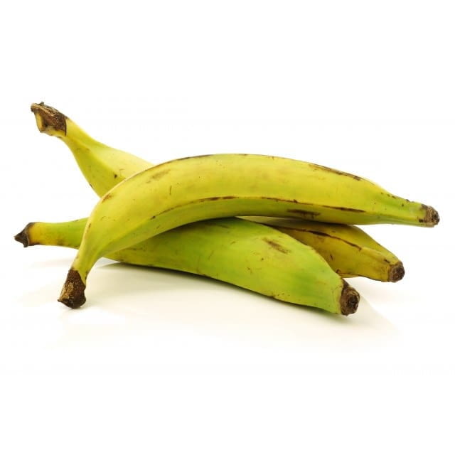 Green plantains banana