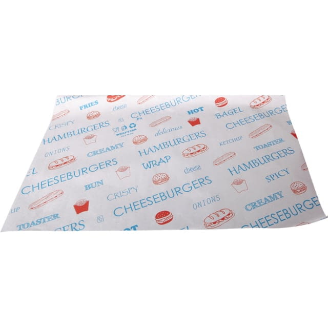 Papier d'emballage Bon Appétit 33x40Cm