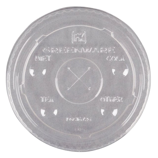 Clear x-slot lid for 16/24oz tumbler cup Greenware fabri-kal