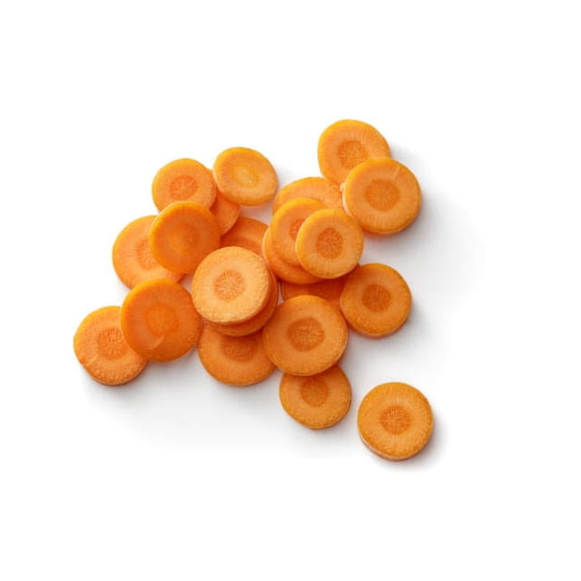 Thin shredded carrot