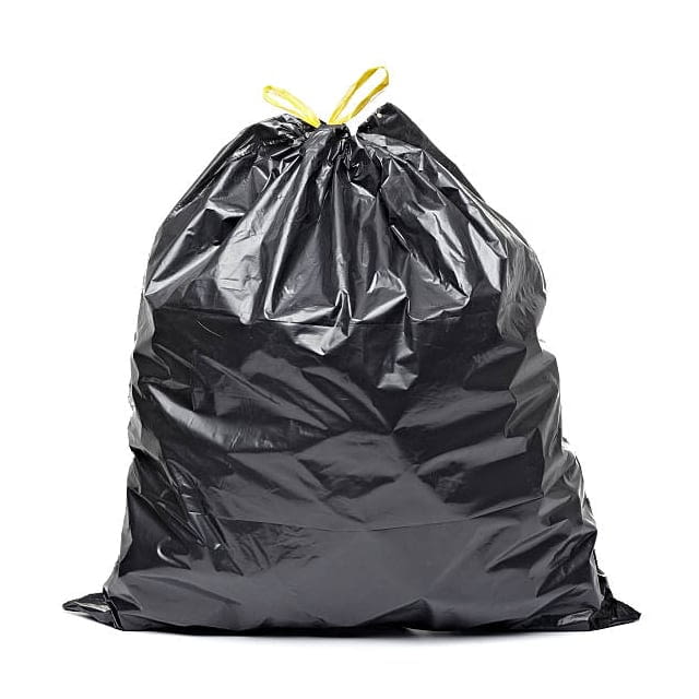 Black refuse sacks
