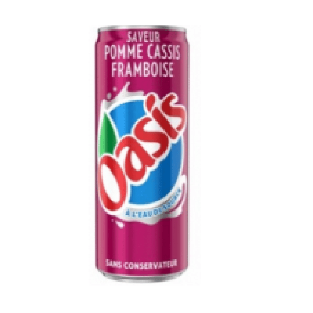 Oasis pomme cassis 33CL