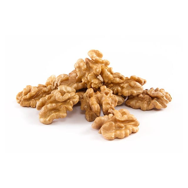 Peeled halves walnut