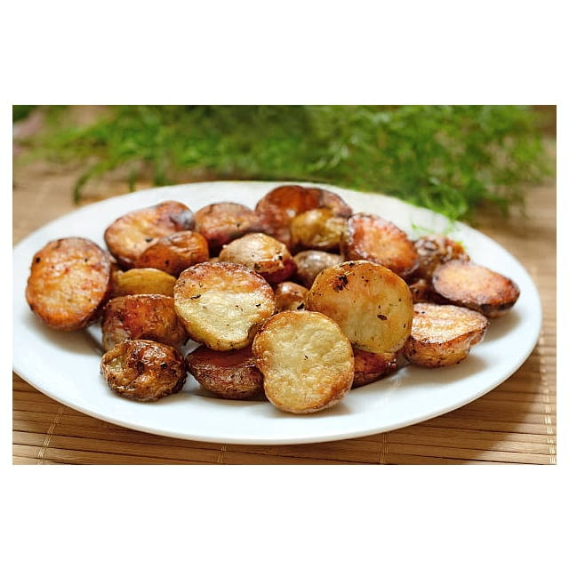 Roasting potatoes Peka