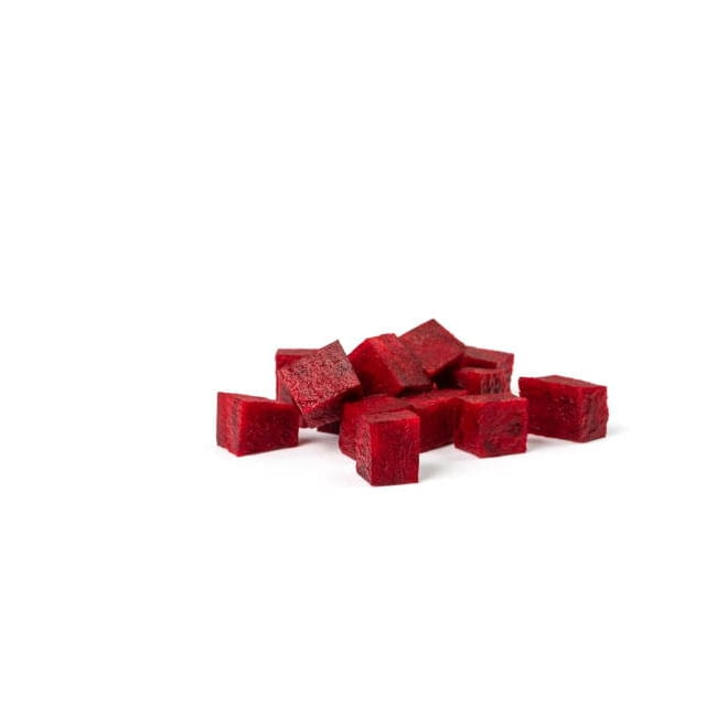 Diced beetroot