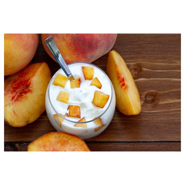 Peach yogurt Dannon