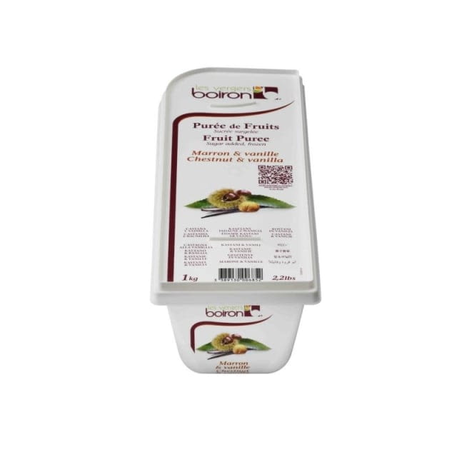 Purée marron vanille gourmande Boiron surgelé