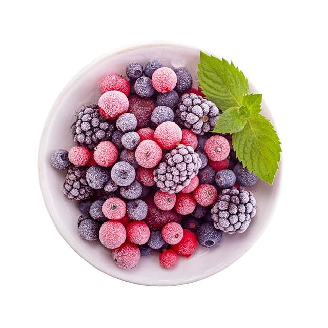 Frozen summer fruit