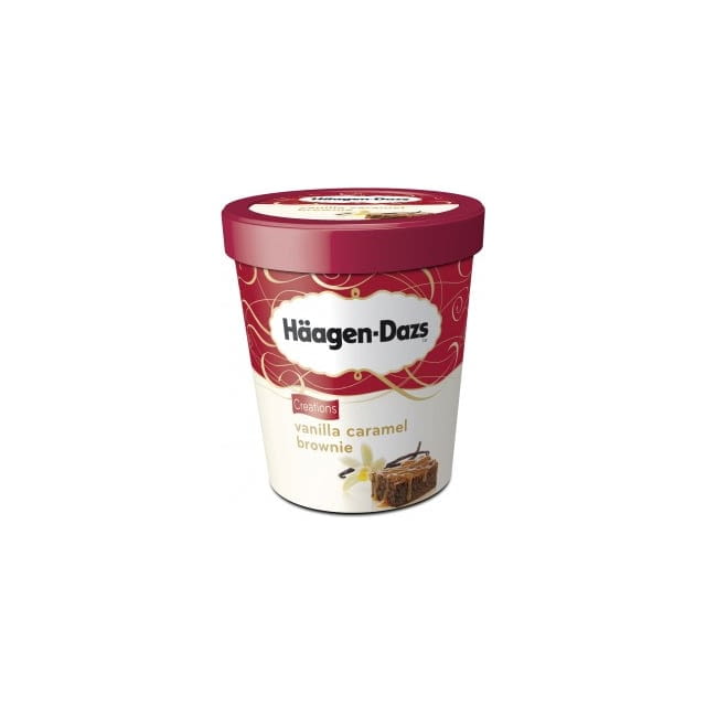 Vanille caramel brownie Haagen Dazs