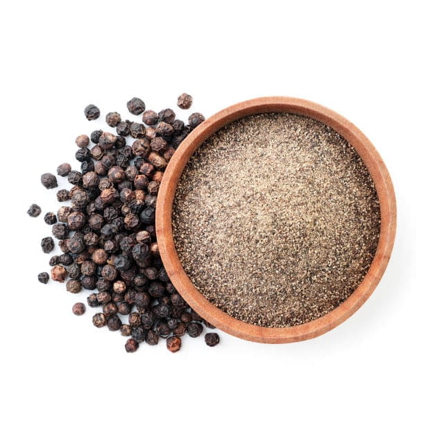 Black pepper ground