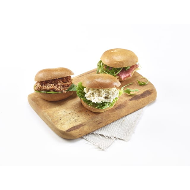 Frozen mini brioche slider buns