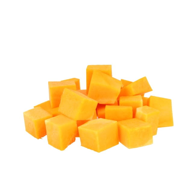 Diced squash butternut