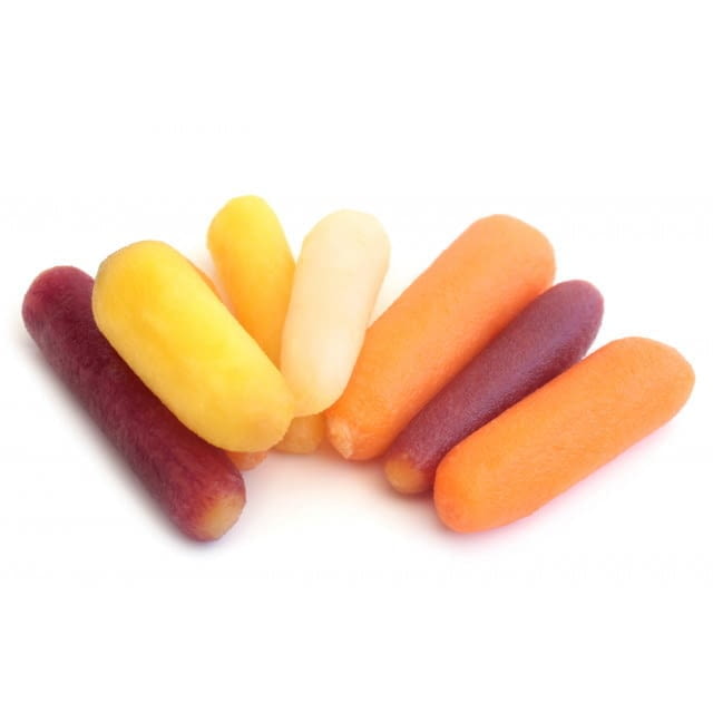 Baby heritage/rainbow carrots