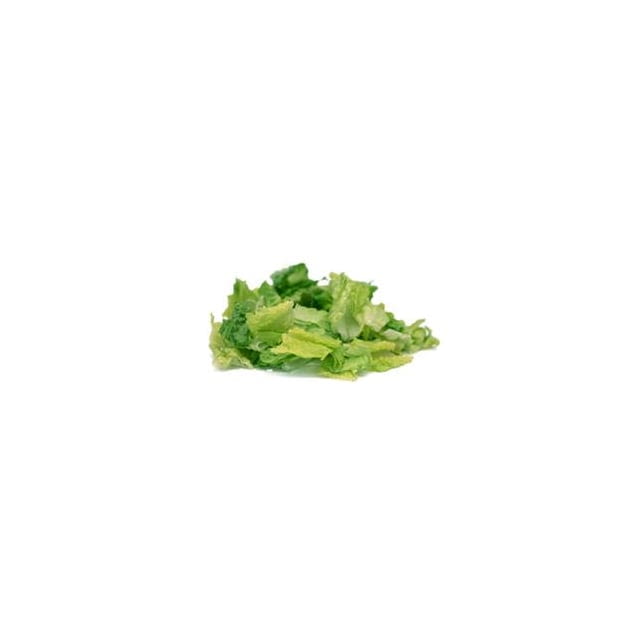 Chopped romaine lettuce