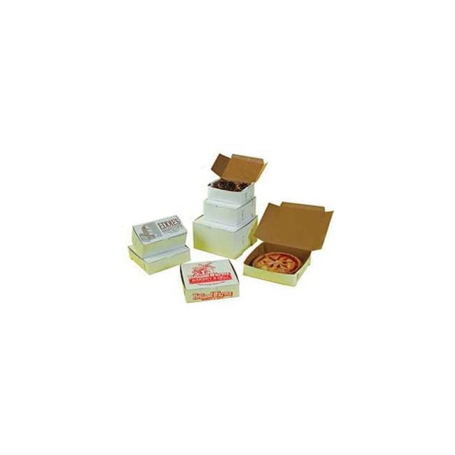 White bakery box Quality carton 10x10x2.5