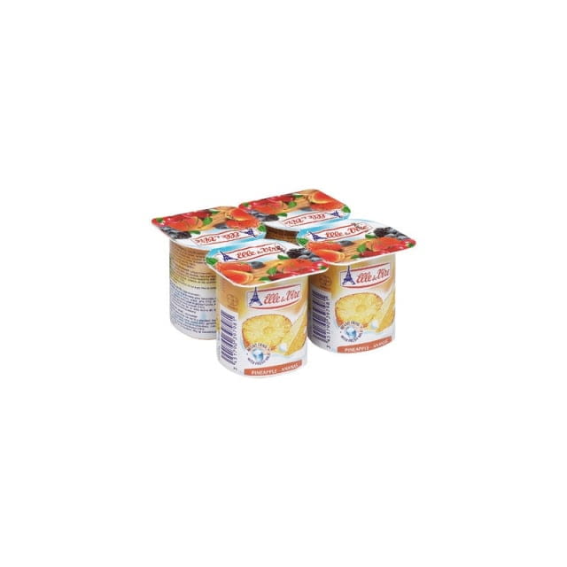 Yaourt ananas Elle et Vire
