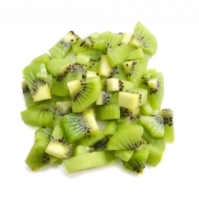 Hand diced kiwi CAL 5mm
