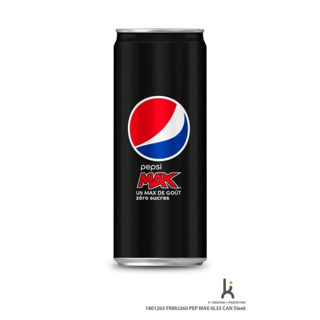 Pepsi cola max sans sucre slim 33CL
