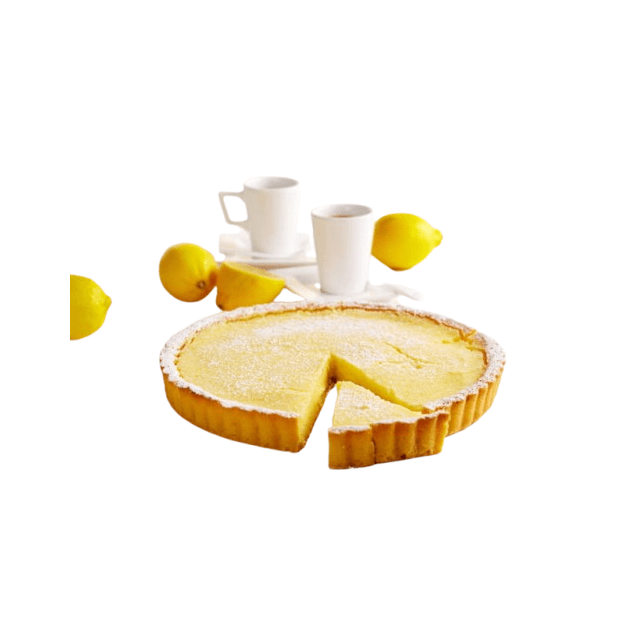Tarte citron découpée surgelé