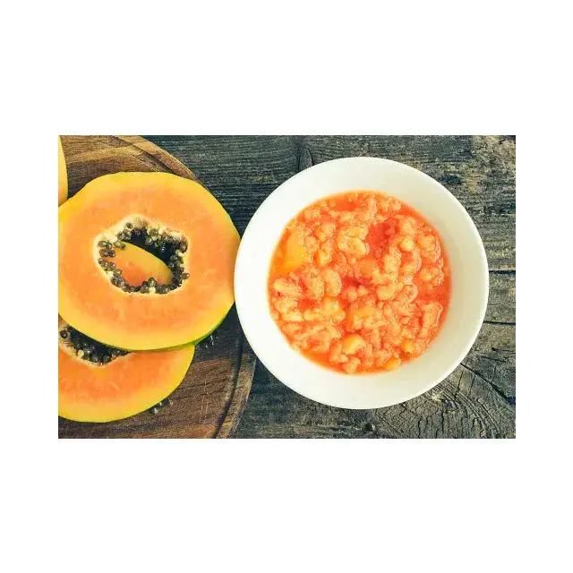 Frozen paw paw puree