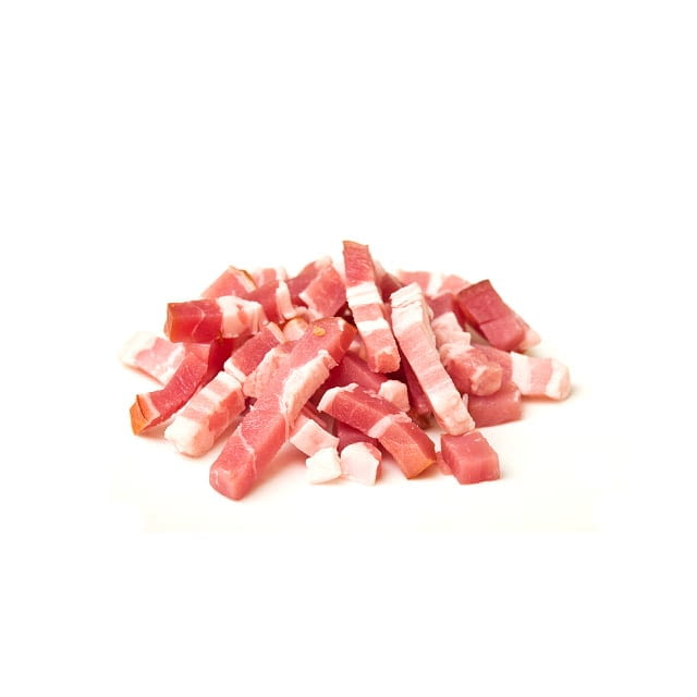 Diced pancetta