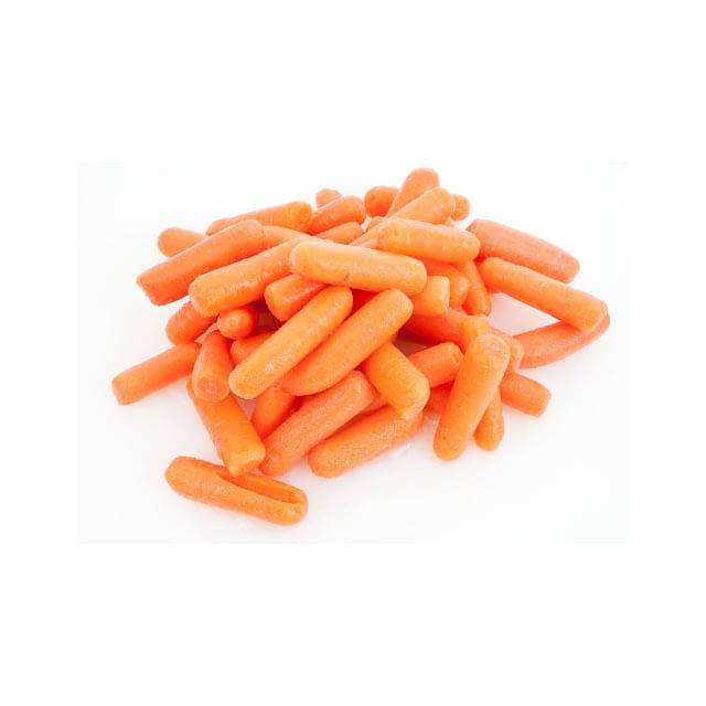 Peeled baby carrots
