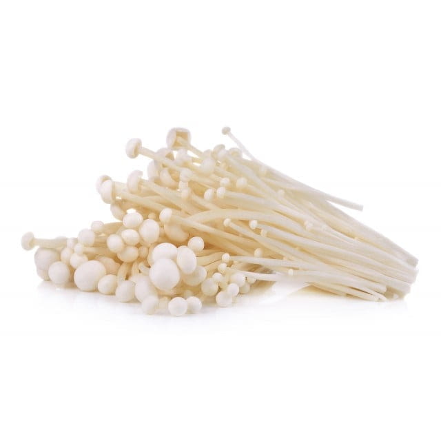 Enoki mushrooms