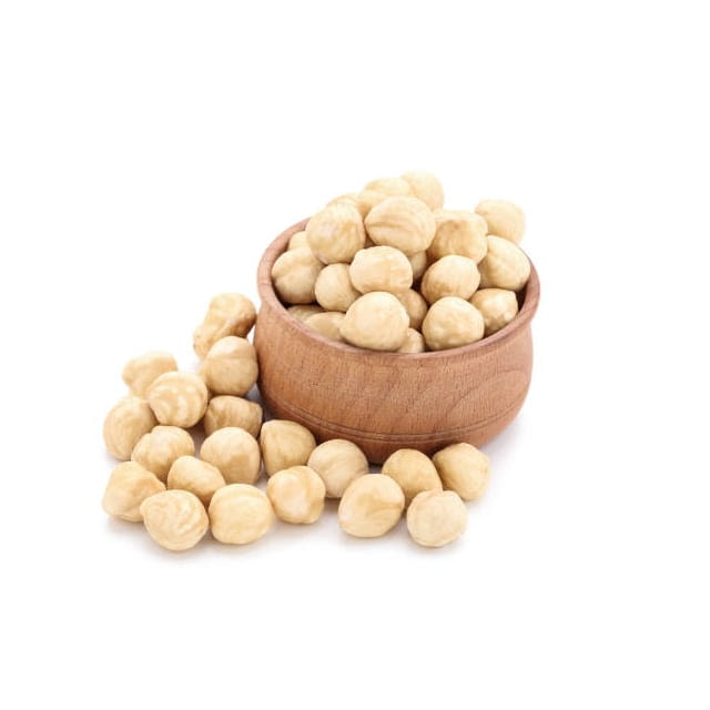 Noisettes émondées grillées