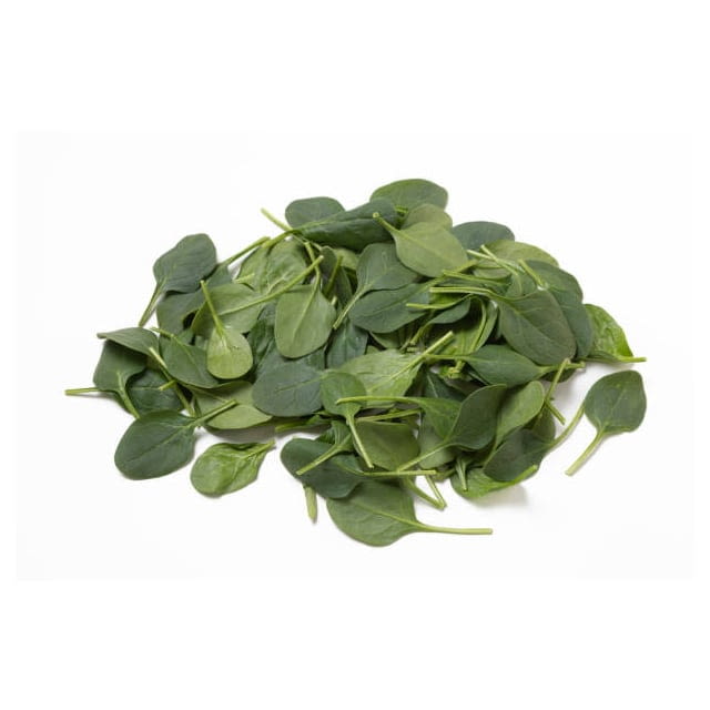 Spinach washed and cleaned