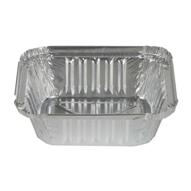 Pan oblong 1lb aluminium 6"x4"x1.75" Easy elegant