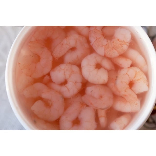 Crevette cuite en saumure