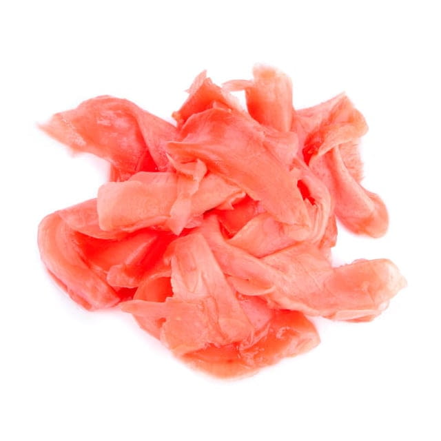Pickled pink ginger