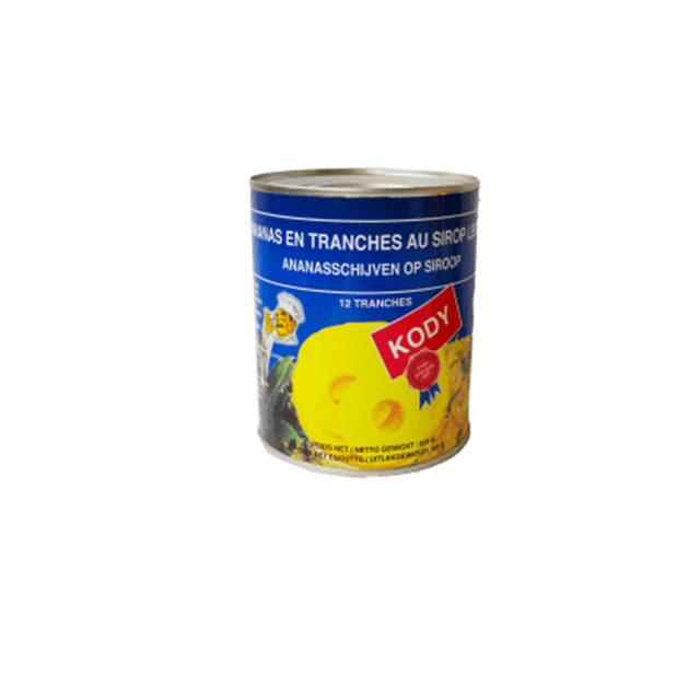 Ananas au sirop en tranches