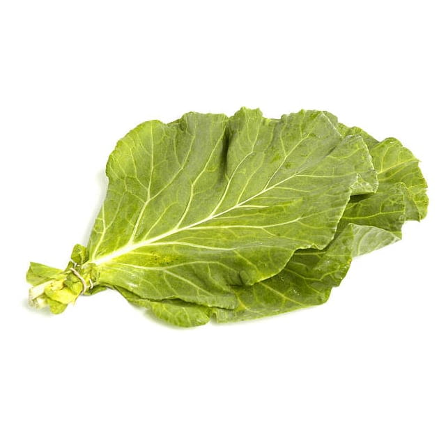 Green collard lettuce