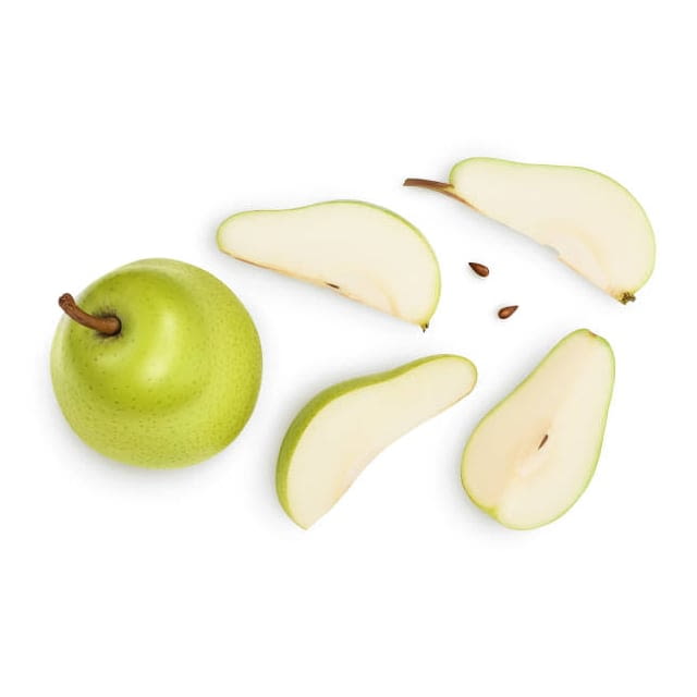 Pear halves