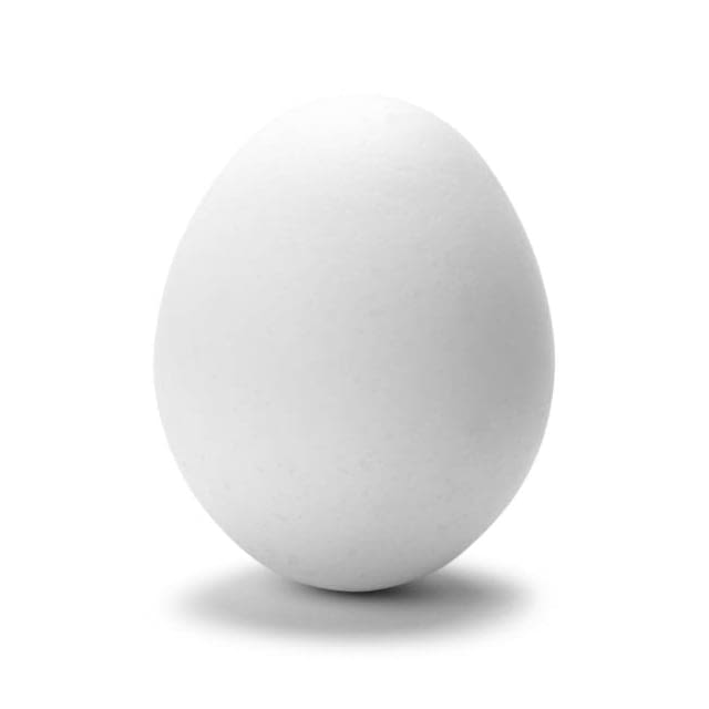 Jumbo white eggs