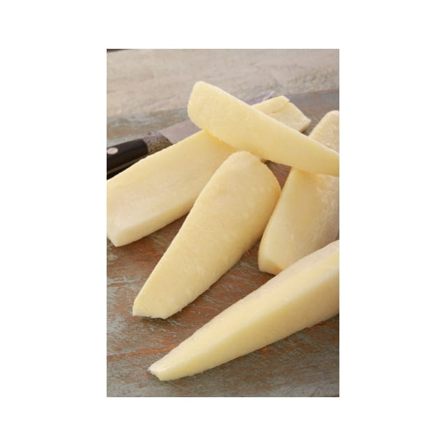 Quartered parsnips