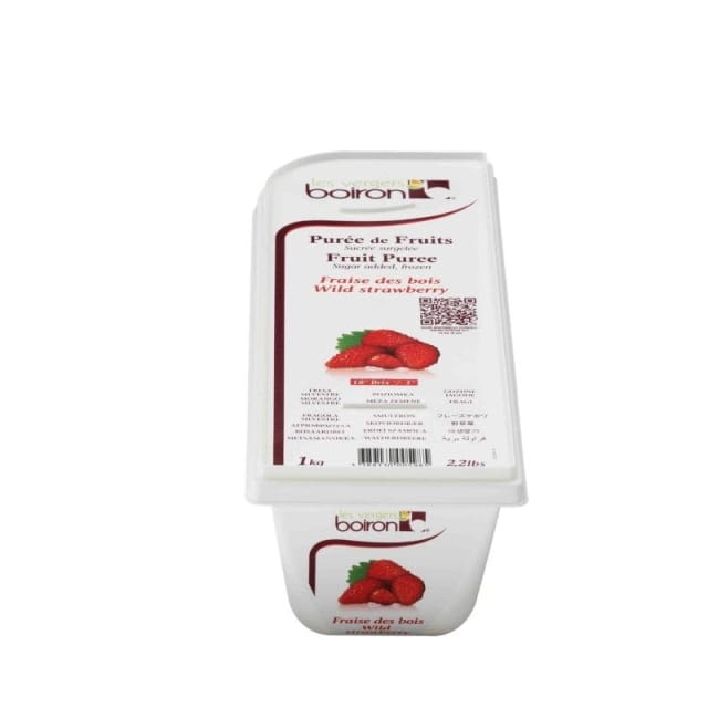 Purée de fraise des bois 100% Boiron surgelé
