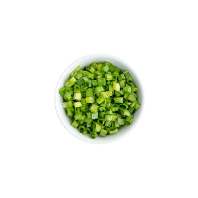 Prepared spring onions