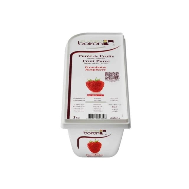 Frozen raspberry puree
