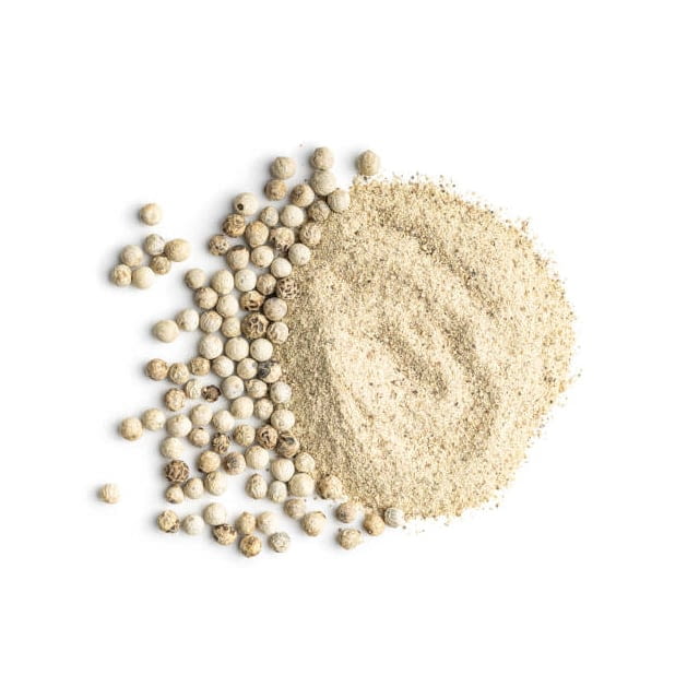 Ground white pepper