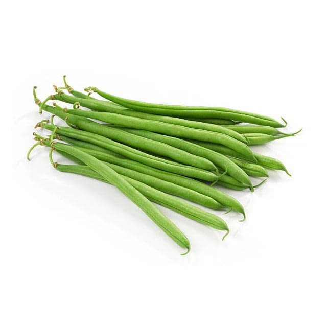 Snipped french beans