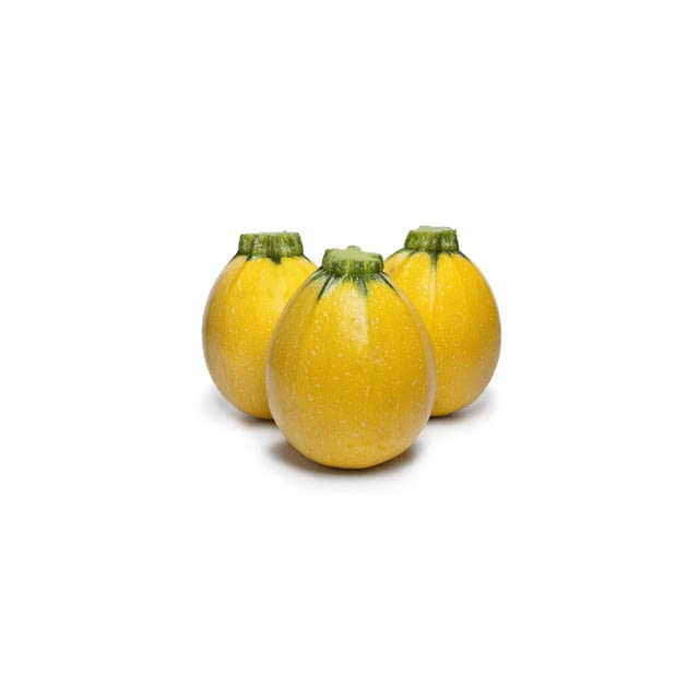 Courgette round yellow