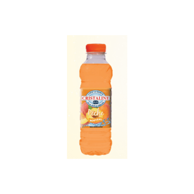 Cristaline pêche 50CL