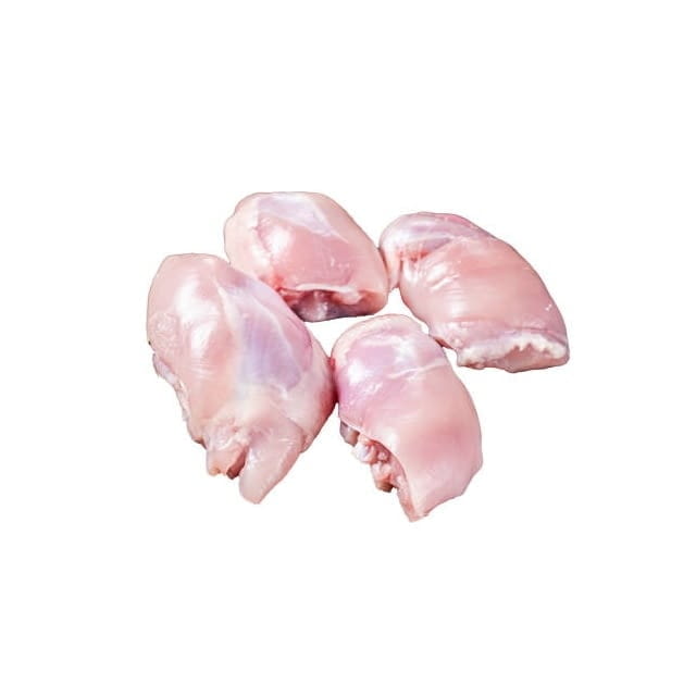 Halal boneless skinless chicken thighs Mountaire Farms