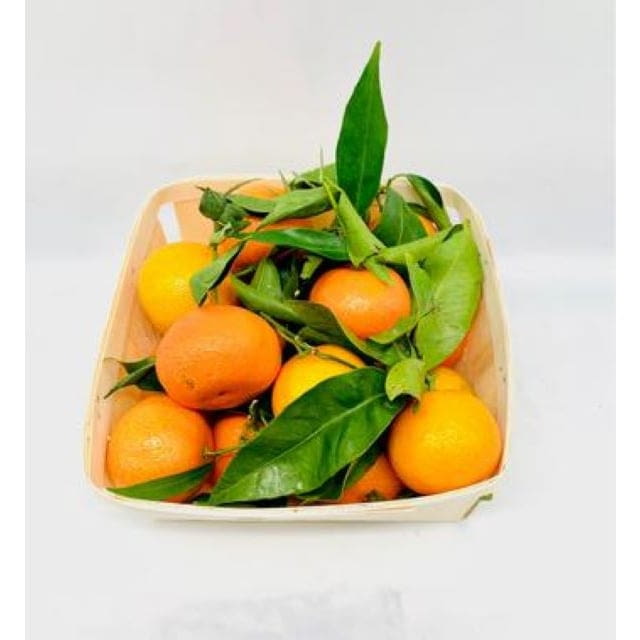 Leafy clementine